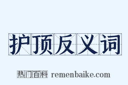 护顶反义词是什么意思的图片